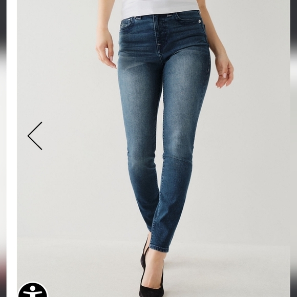 NWOT TRUE RELIGION HALLIE HIGH RISE SUPER SKINNY SZ 27 - Picture 4 of 15